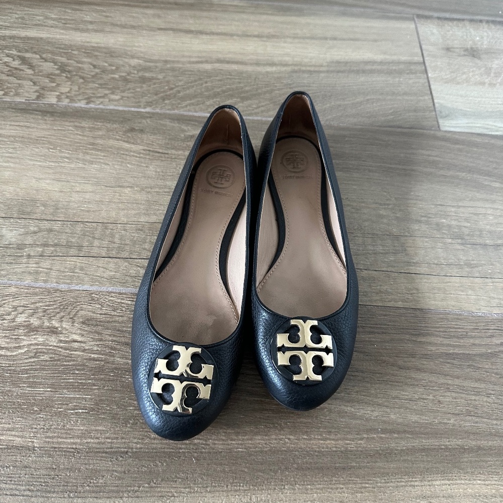 Black Tory Burch Ballet Flats